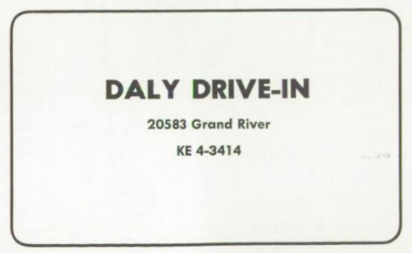 Daly Drive-In - Detroit Location